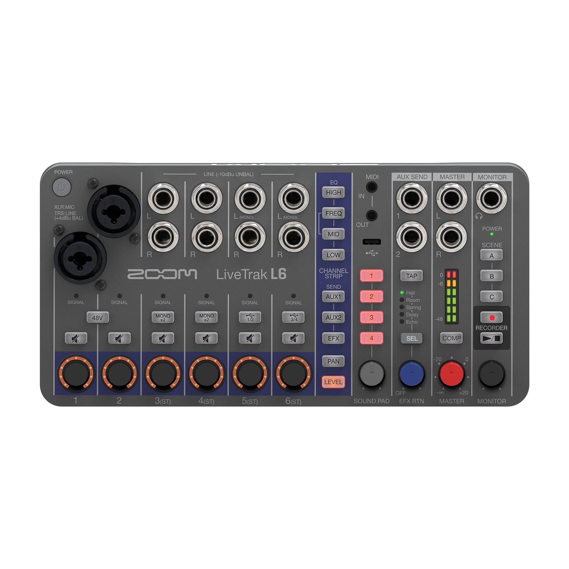 Mixer digital Zoom Livetrack L6