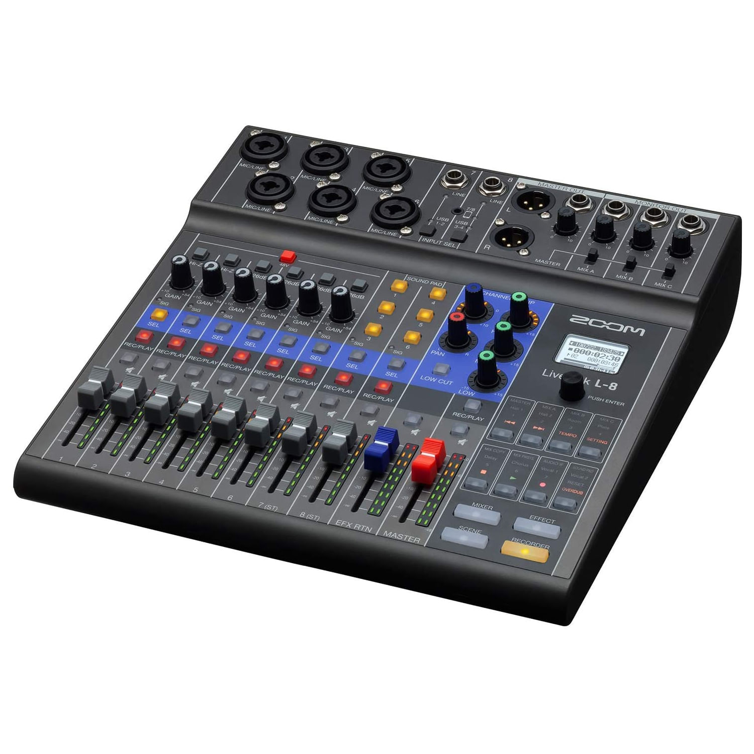 Mixer digital Zoom Livetrack L-8