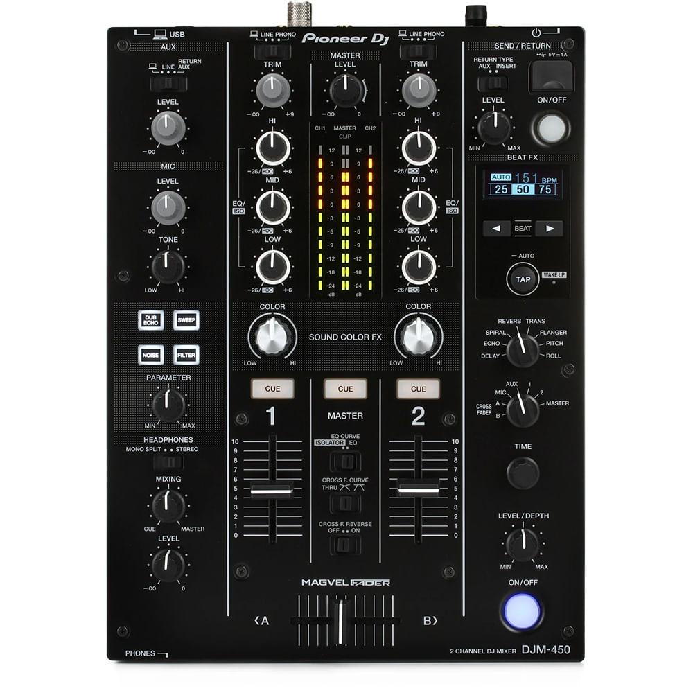Mixer Con Interfaz Pioneer DJ DJM-450