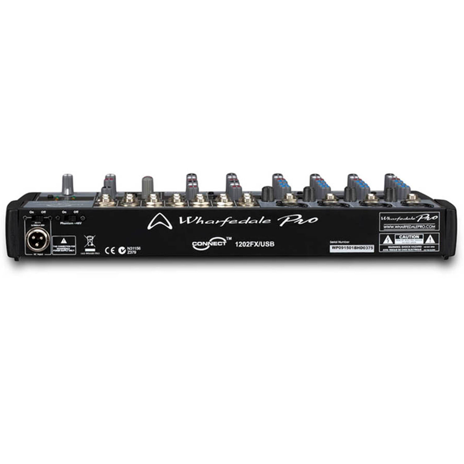 Mixer Wharfedale 1202 FX /USB - 4 canales mono - 4 canales estéreo foto 3