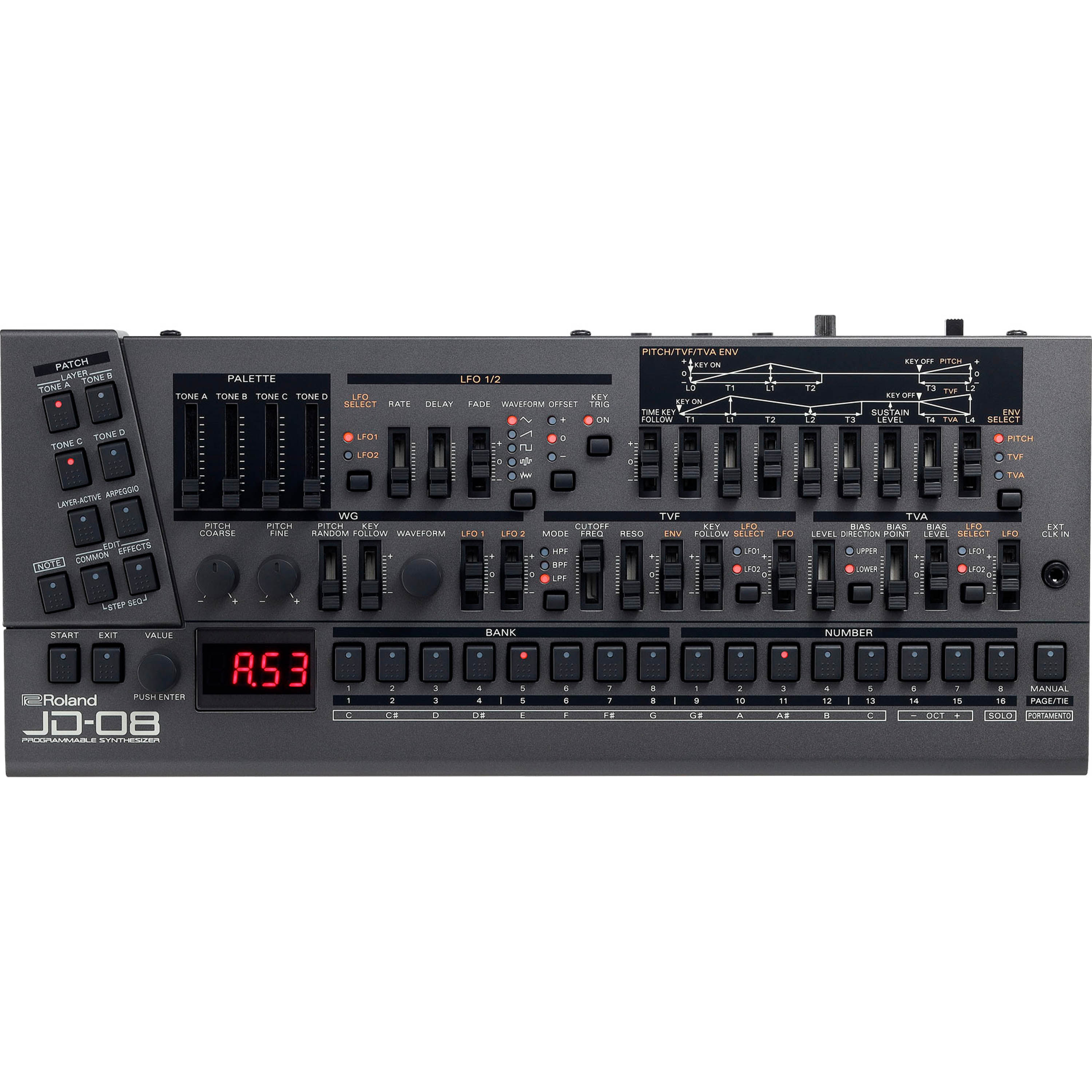 Modulo de sintetizador Roland JD-08 Boutique Series