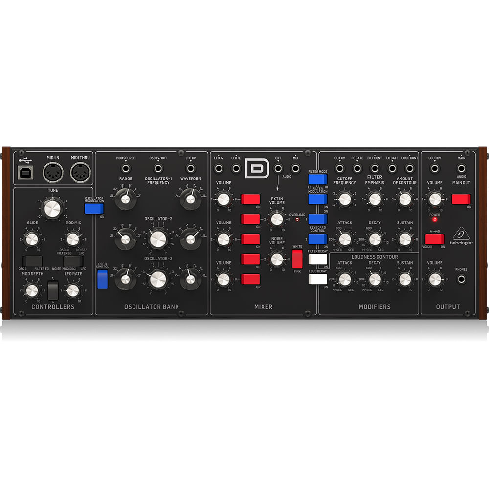 Módulo Sintetizador Análogo Behringer MODEL D