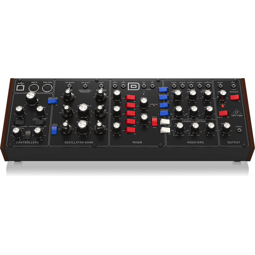 Módulo Sintetizador Análogo Behringer MODEL D foto 2