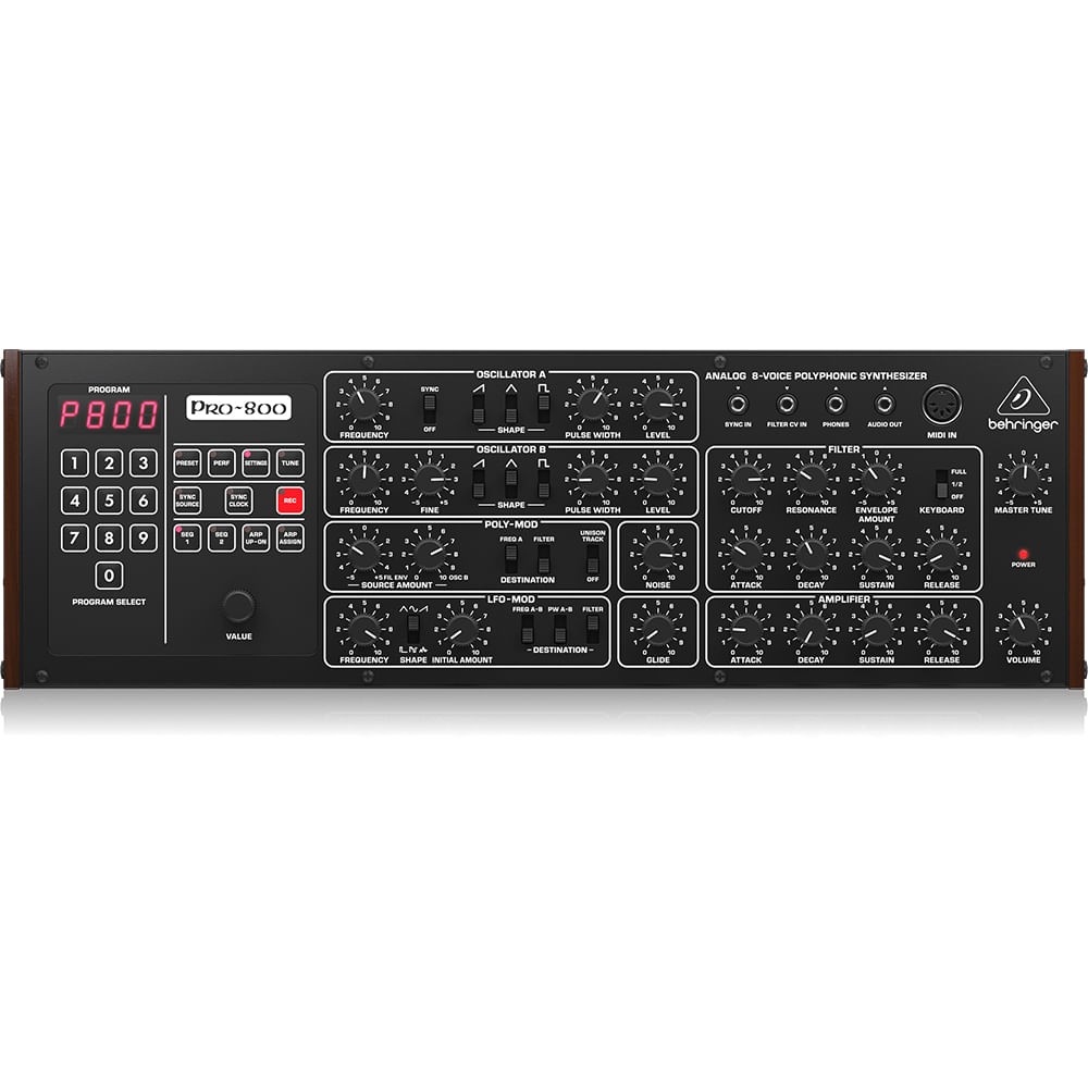 Módulo Sintetizador Análogo Polifónico Behringer PRO-800