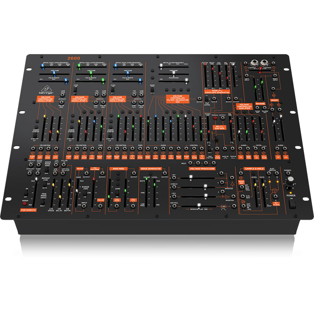 Módulo Sintetizador Análogo Semi-Modular Behringer 2600 foto 2