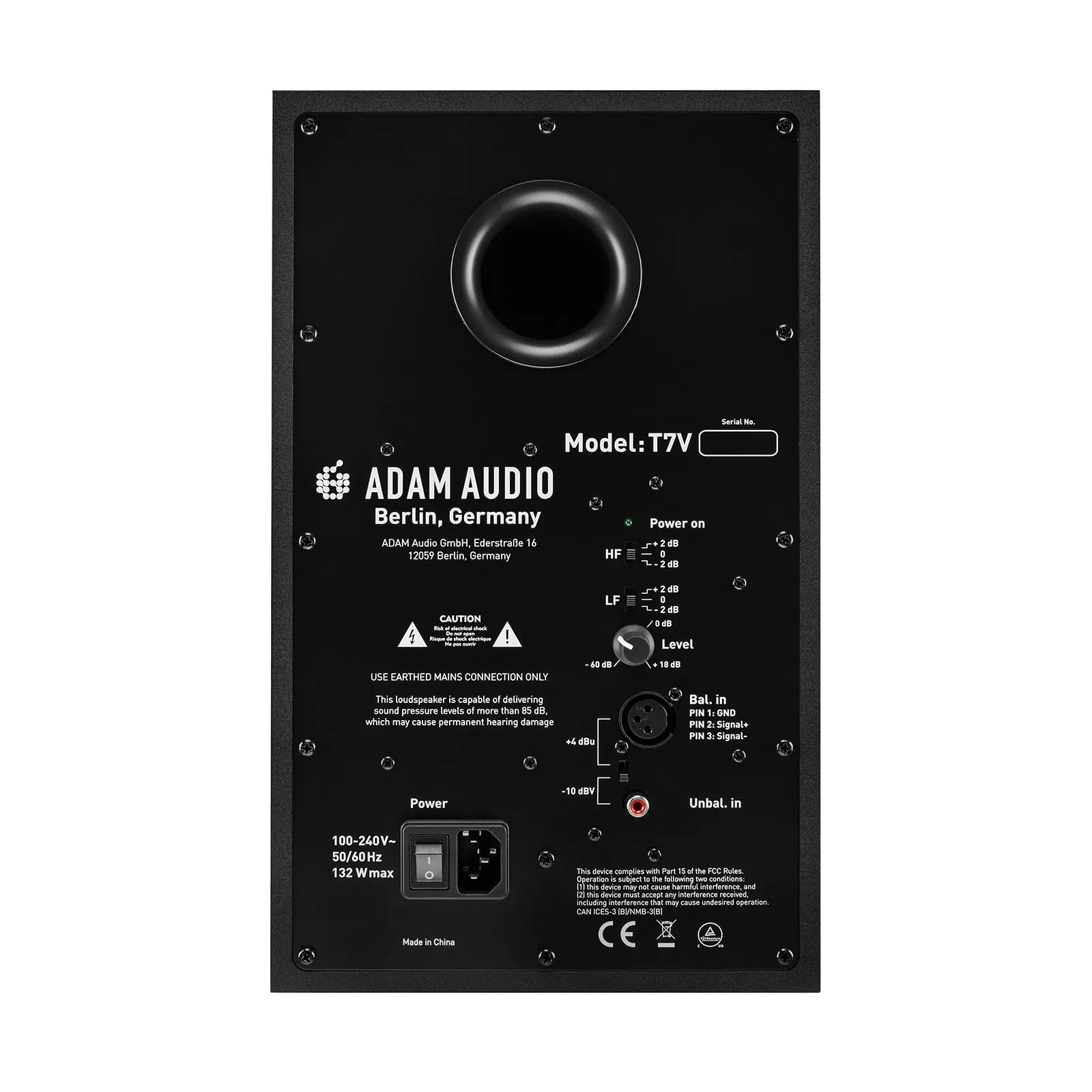 Monitor estudio activo ADAM Audio T7V 7" 70W RMS foto 3