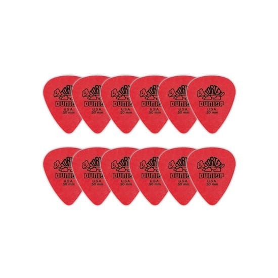 Pack 12 Uñetas Dunlop Tortex 418P050 - .50mm