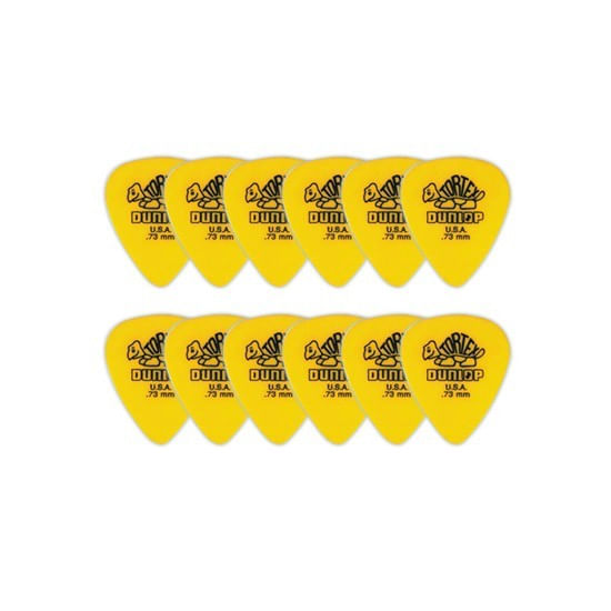 Pack de 12 uñetas Dunlop 418P.73 Tortex
