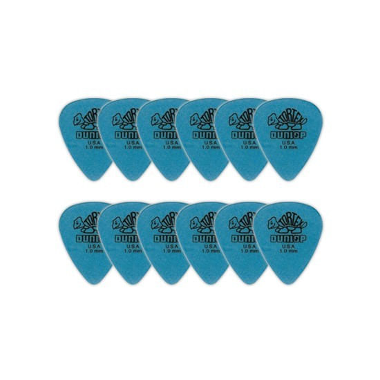 Pack de 12 uñetas Dunlop 418P1.0 TORTEX