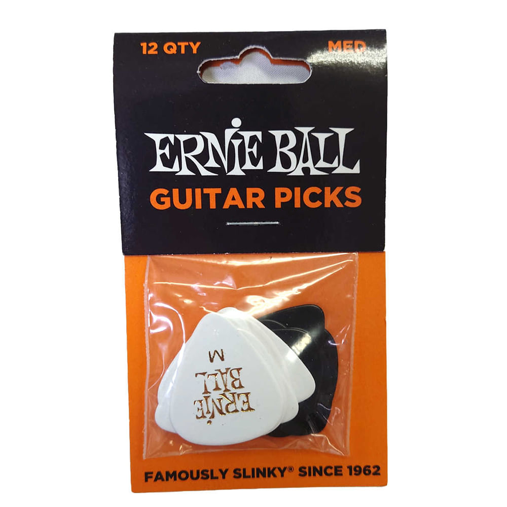 Pack de 12 uñetas Ernie Ball P09178 12 SIDEMAN M ASST foto 2
