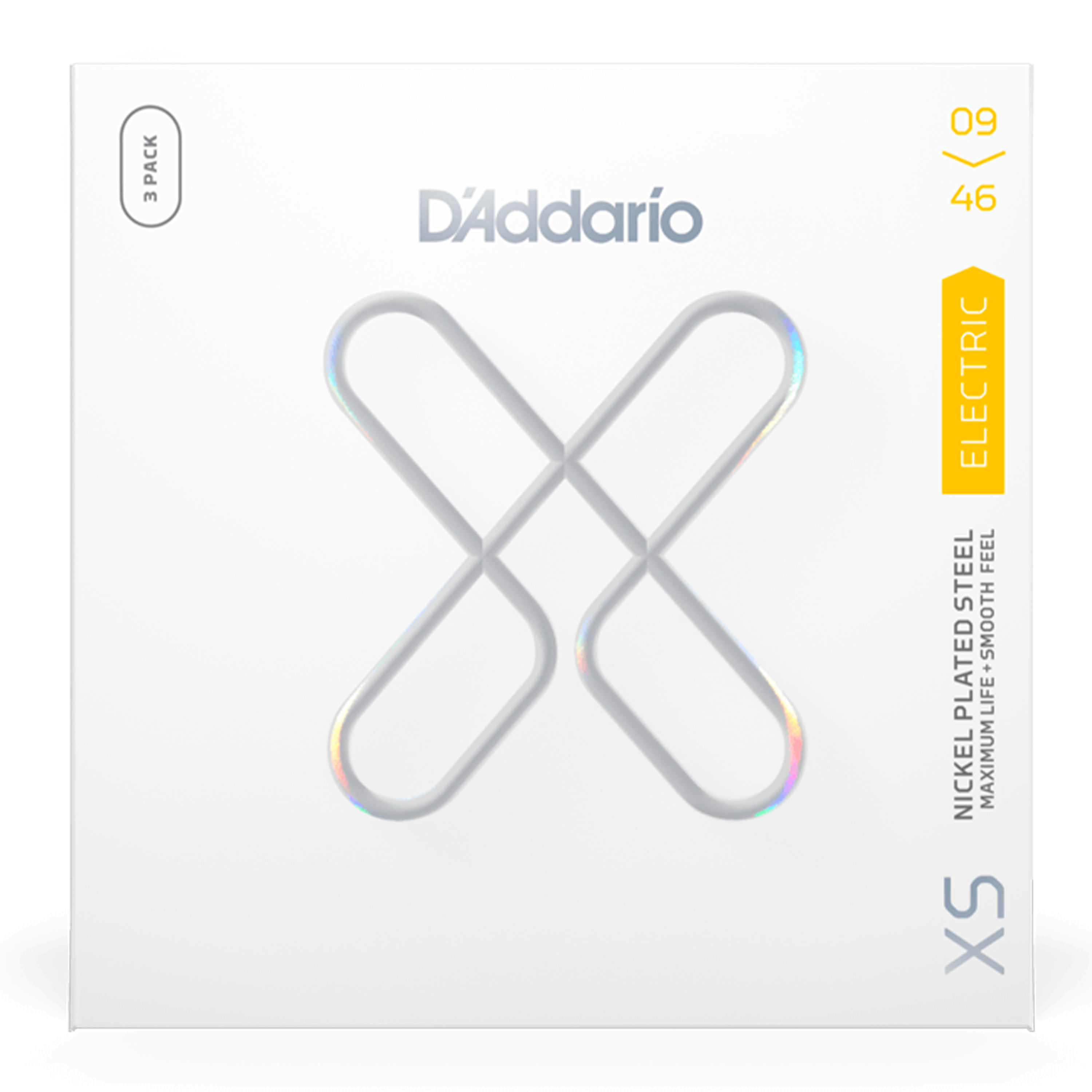 Pack de 3 cuerdas de guitarra eléctrica D´Addario XSE0946 Super Light Coated 09-46 foto 2