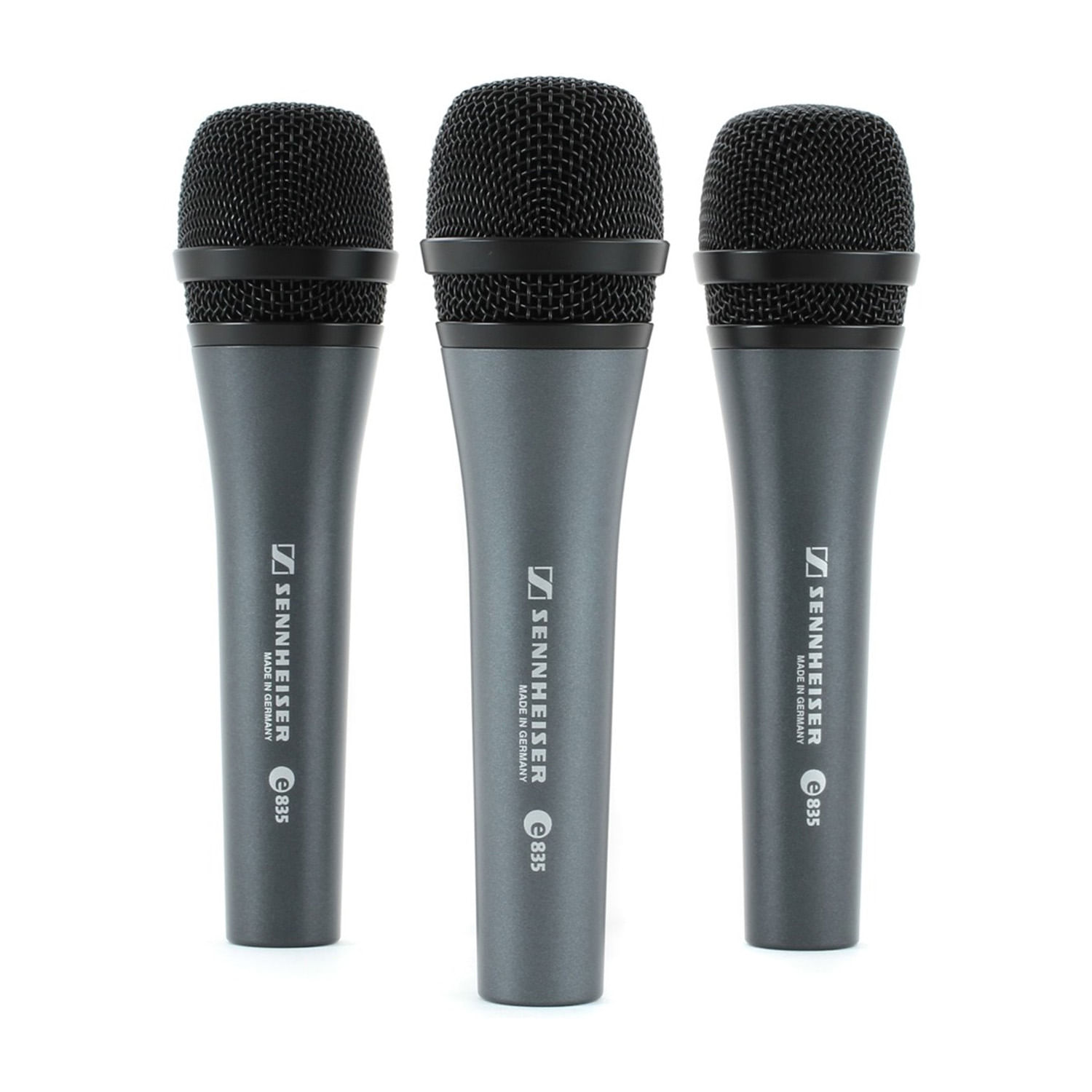 Pack de 3 micrófonos Cardioide Sennheiser e835