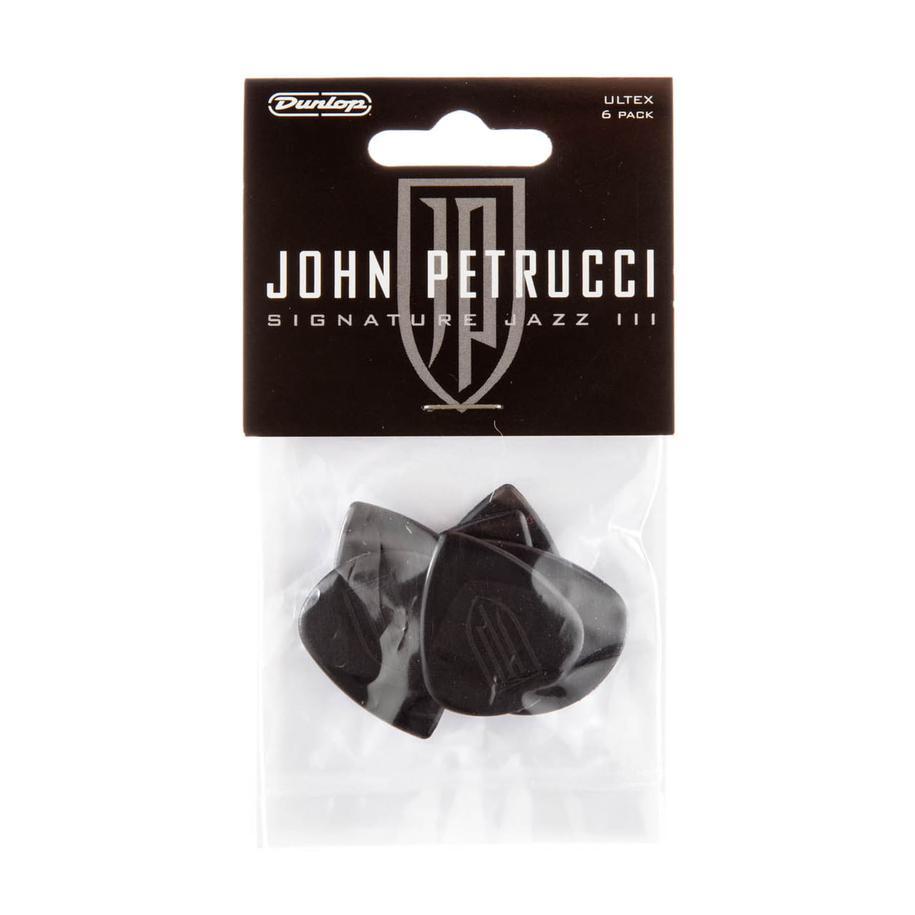 Pack de 6 uñetas Dunlop 1.5 mm John Petrucci Jazz III 427PJP foto 2