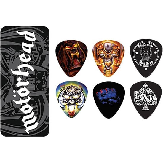 Pack de 6 uñetas Dunlop Album Motorhead MHPT03 de 0.73 mm