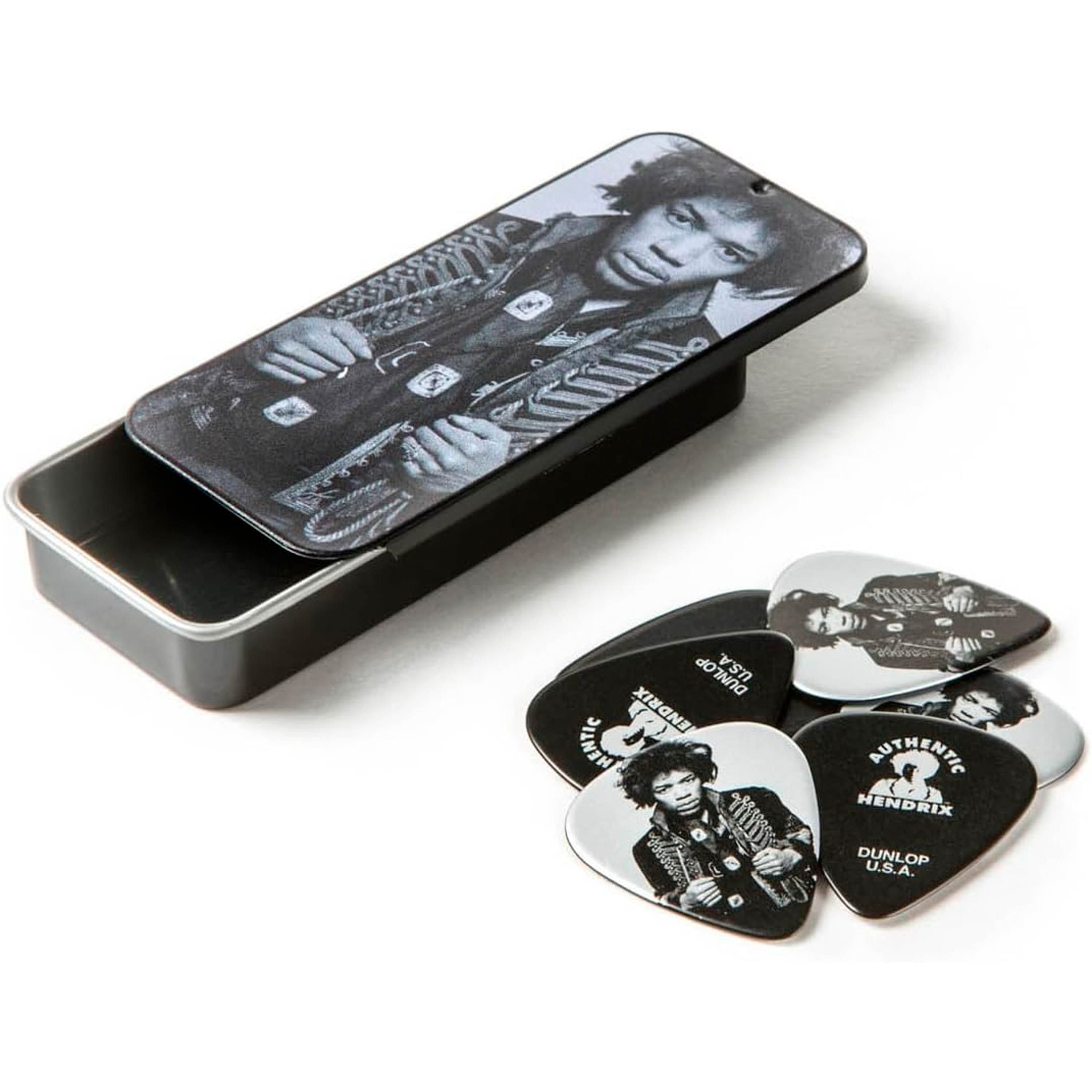 Pack de 6 uñetas Dunlop AUTHENTIC HENDRIX - Collector Series