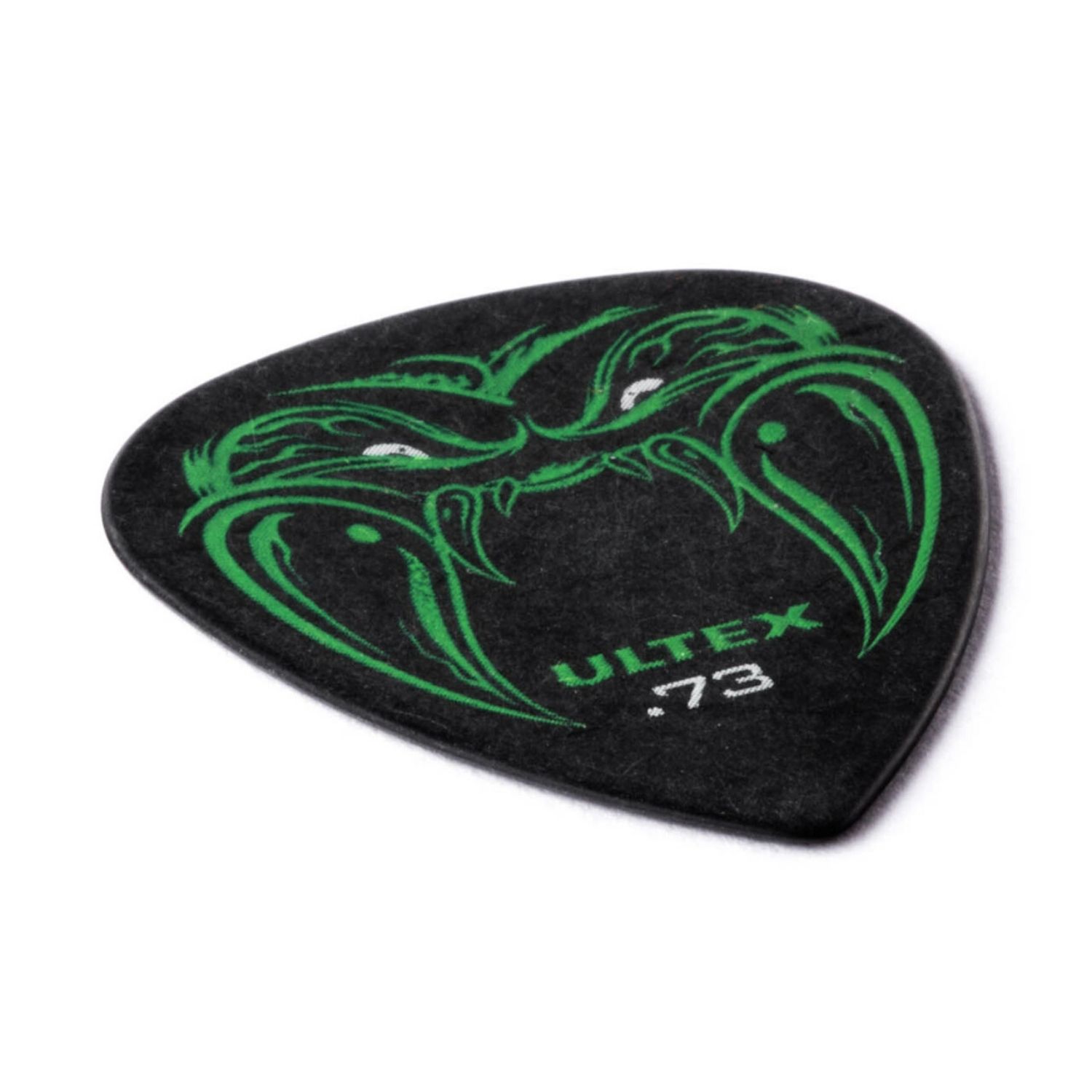 Pack de 6 uñetas Dunlop Black Fang Hetfield color negro de 73mm. foto 3