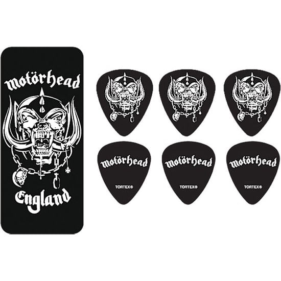 Pack de 6 uñetas Dunlop Warpig Motorhead MHPT01 de 0.88 mm