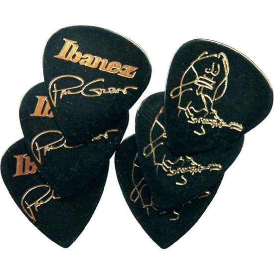 Pack de 6 uñetas Ibanez B1000PG BK Paul Gilbert - color negro