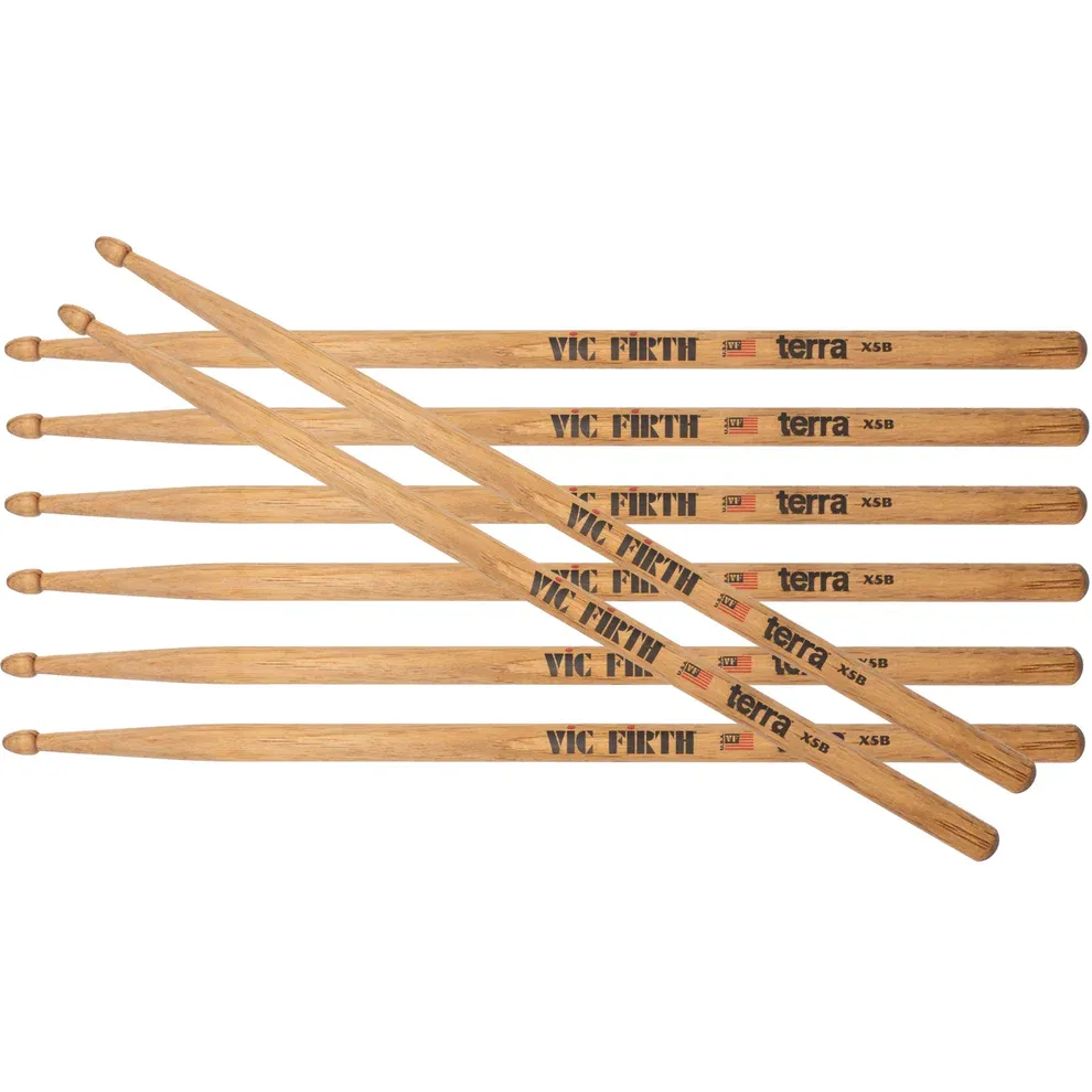 Pack de baquetas Vic Firth American Classic X5BT Terra Series 4 pares