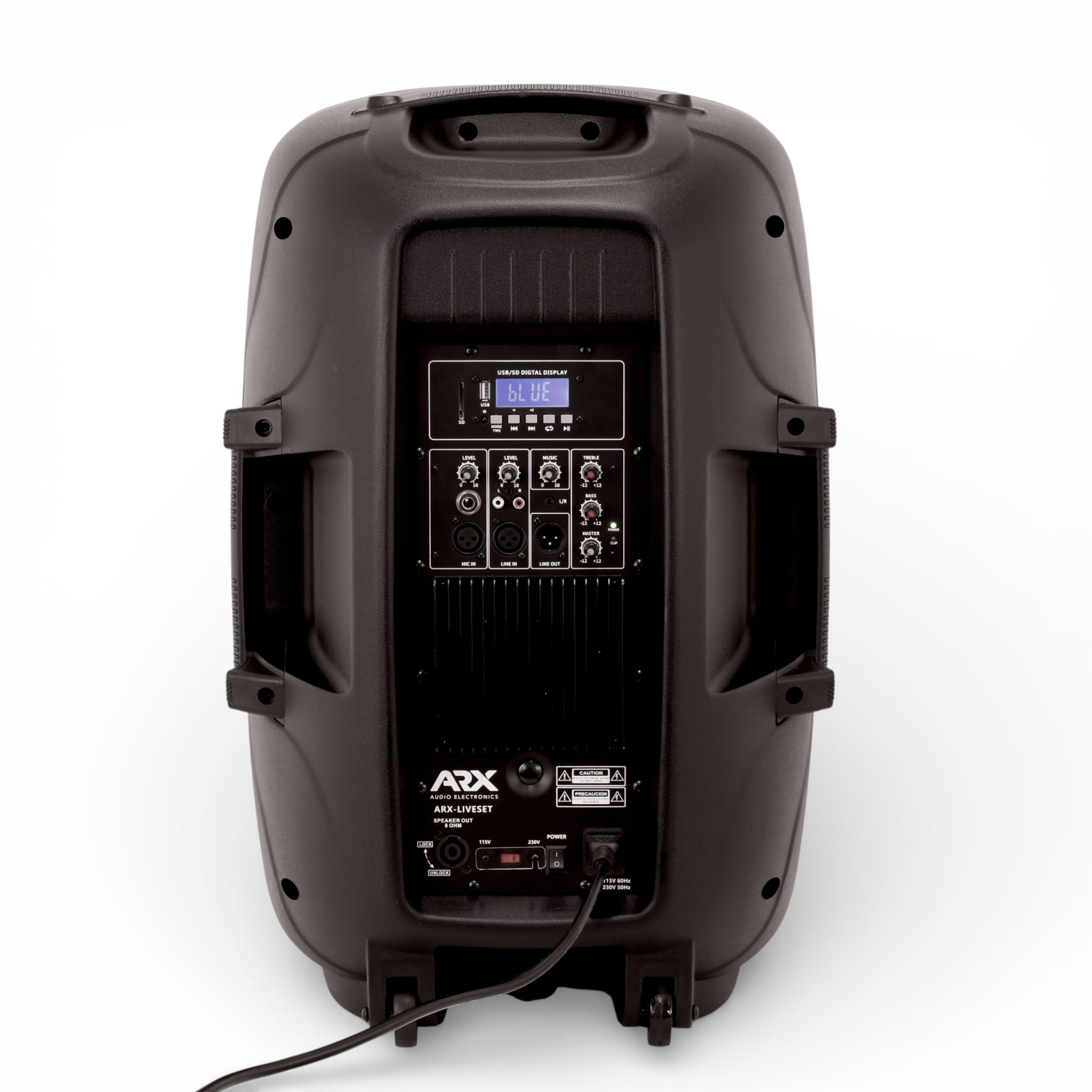 Pack de cajas activas ARX PQ-15AUC 15" 250W + 250W con atril y cable foto 4