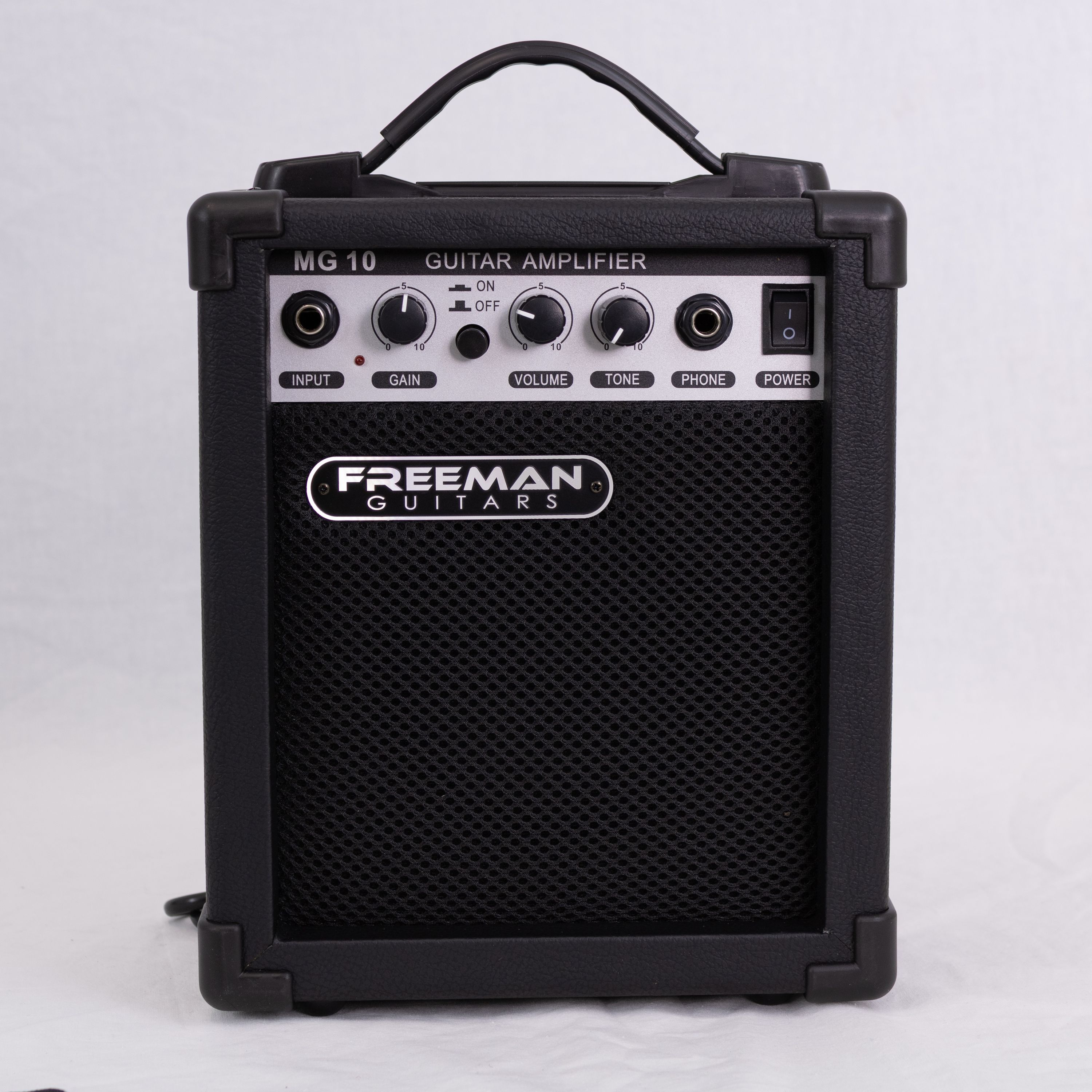 Pack de guitarra eléctrica Freeman Rockstarter blanca OPENBOX foto 5