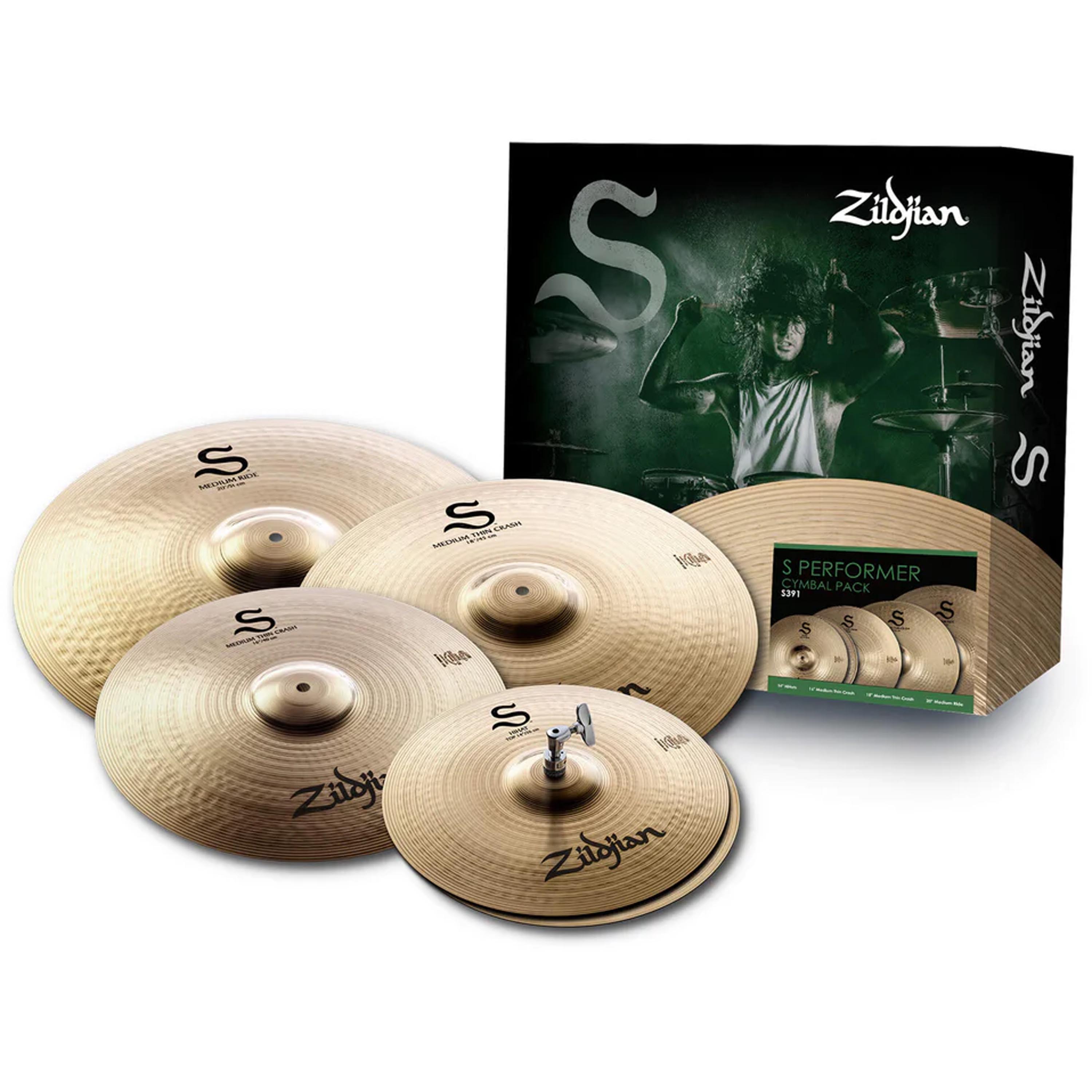Pack de platillos Zildjian Performer S391