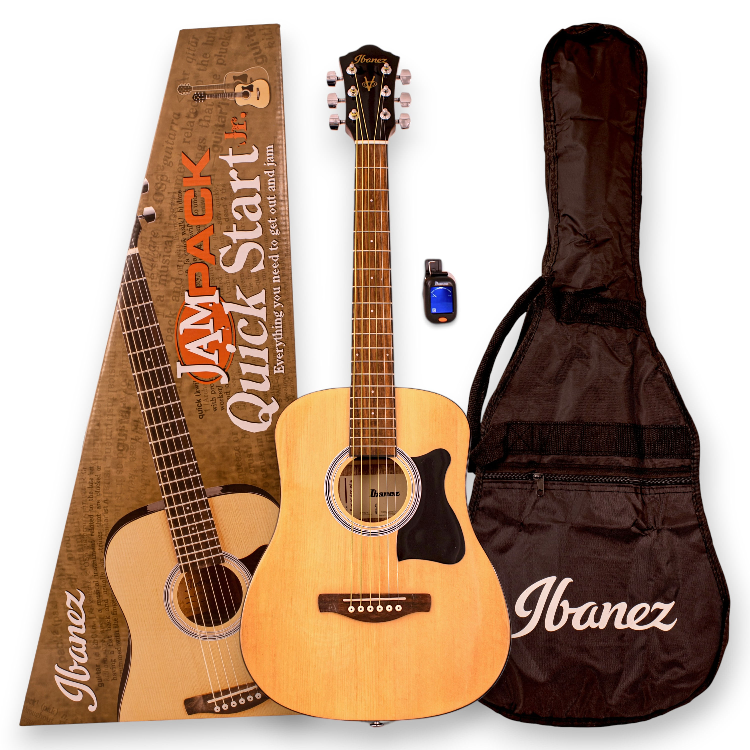 Pack Guitarra Acústica 3/4 Ibanez Jampack IJV30 - NAT