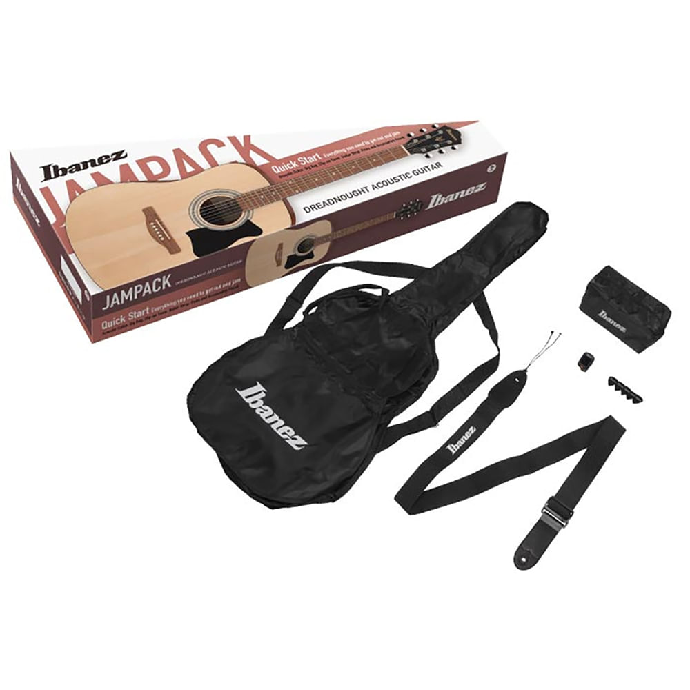 Pack Guitarra Acústica Ibanez Jampack IJV50  - NAT foto 4