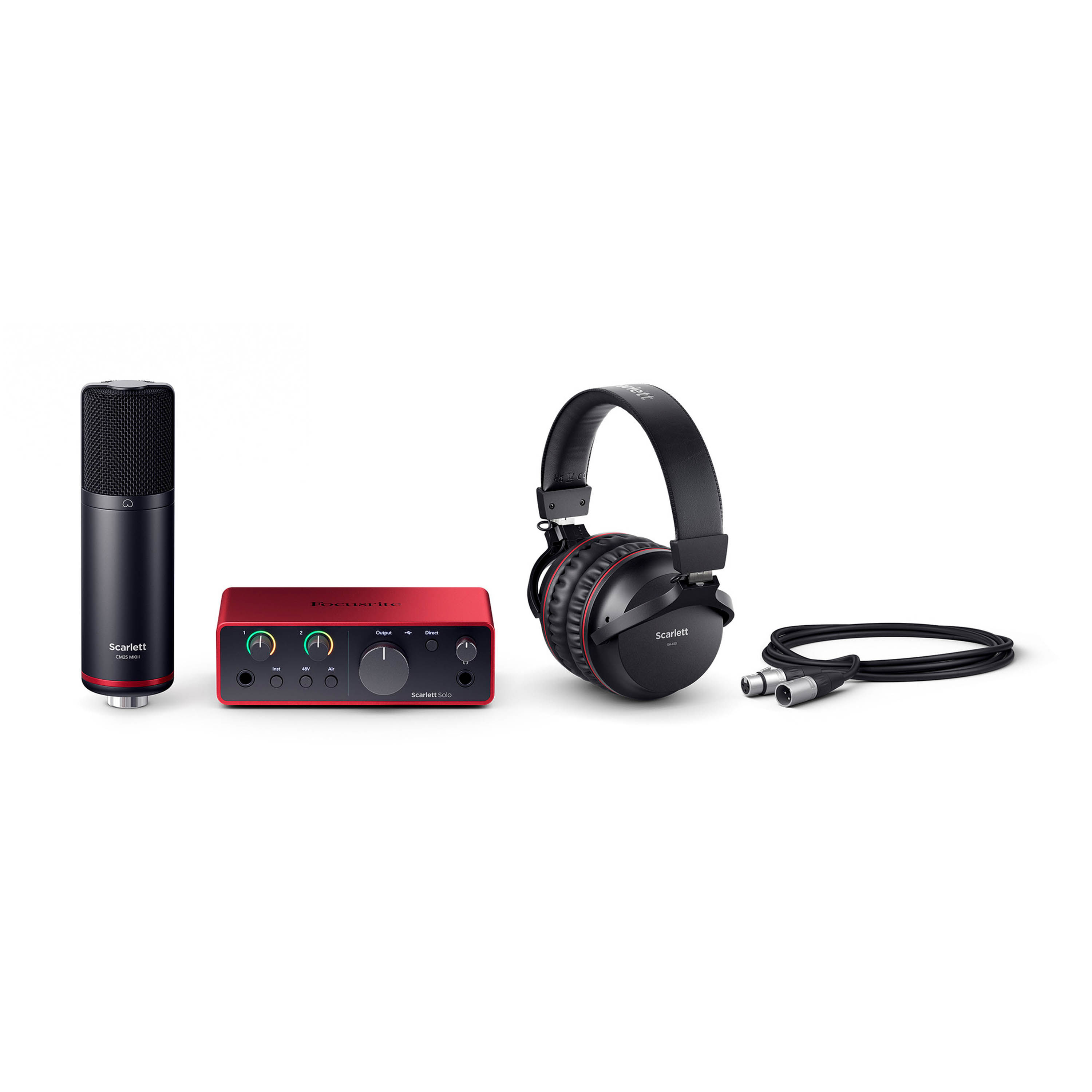 Pack homestudio Focusrite Studio Scarlett Solo 4th gen foto 3