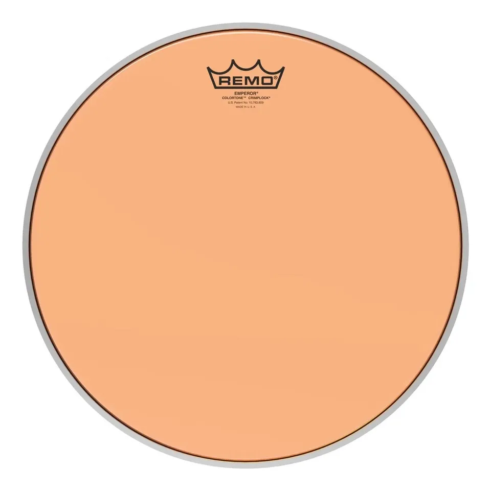 Parche Remo 14" Emperor Colortone Crimplock BE-0314-CT-OGMP anaranjado