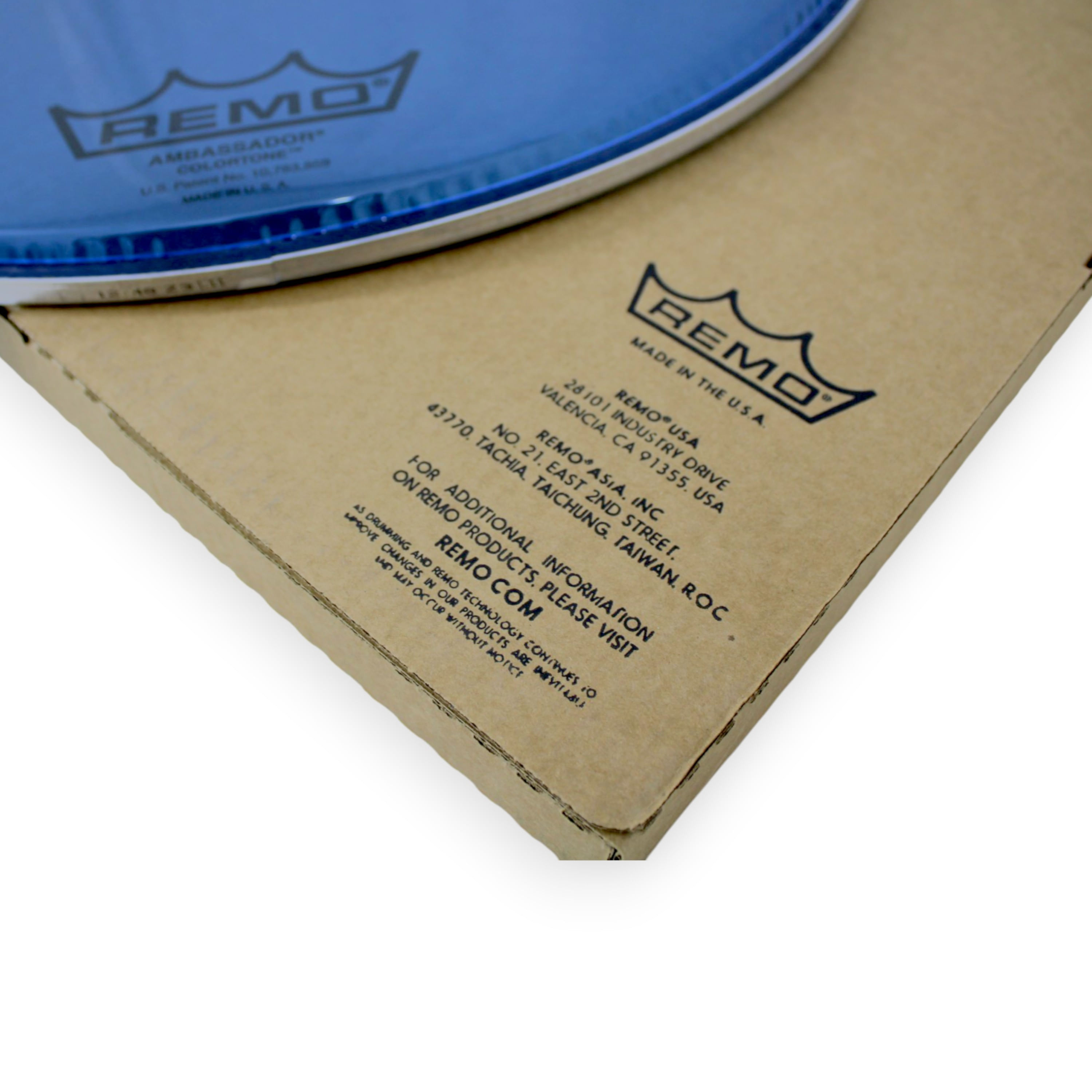 Parche Remo 22" Ambassador Colortone BR-1322-CT-BU azul foto 3