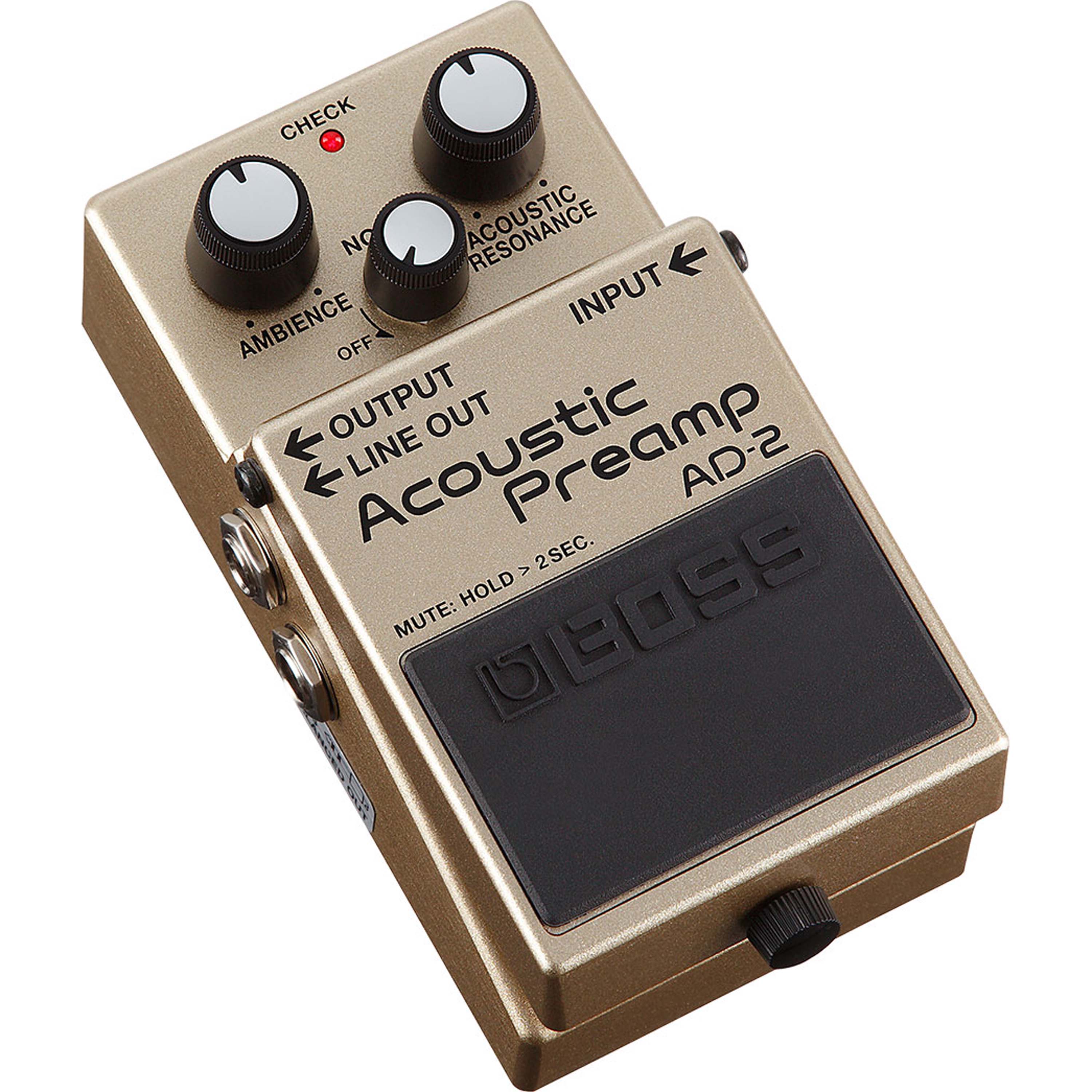 Pedal Boss Preamplificador acústico AD-2 foto 2