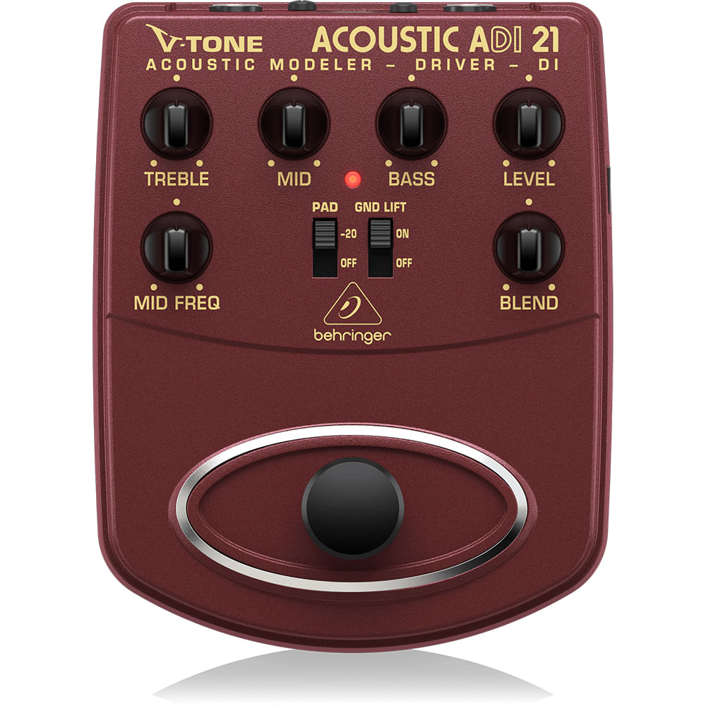 Pedal Modelador Acústico Behringer ADI21