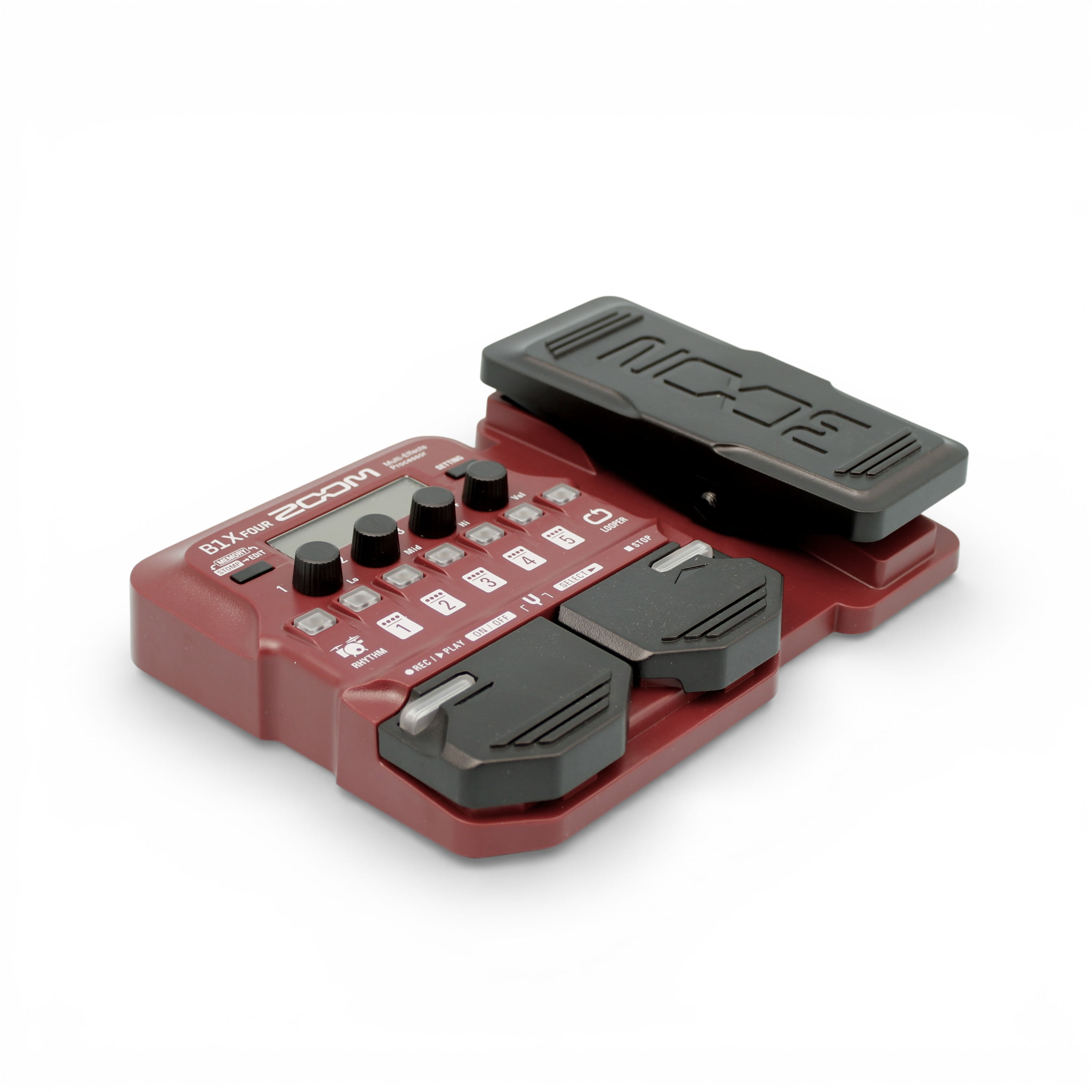 Pedalera multiefecto para bajo Zoom B1X FOUR - Pedal de expresión