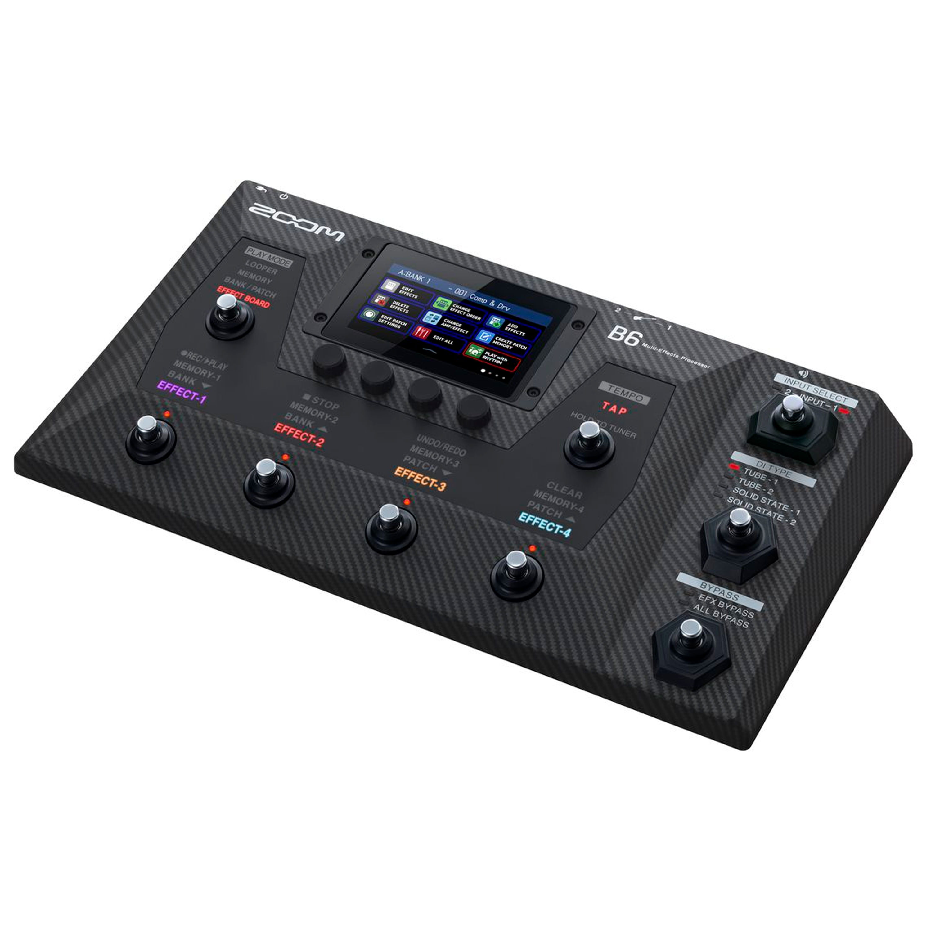 Pedalera multiefecto para bajo Zoom B6 foto 2