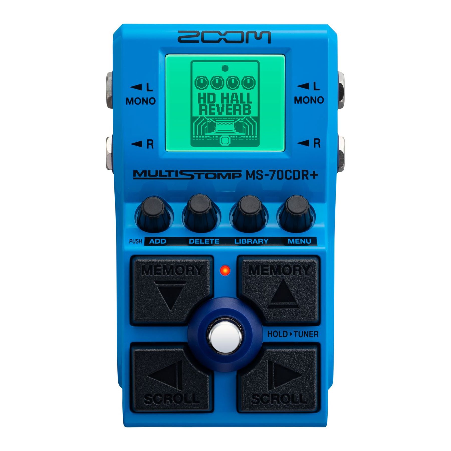 Pedal multiefecto Zoom Multistomp MS-70CDR+ Chorus-Delay-Reverb