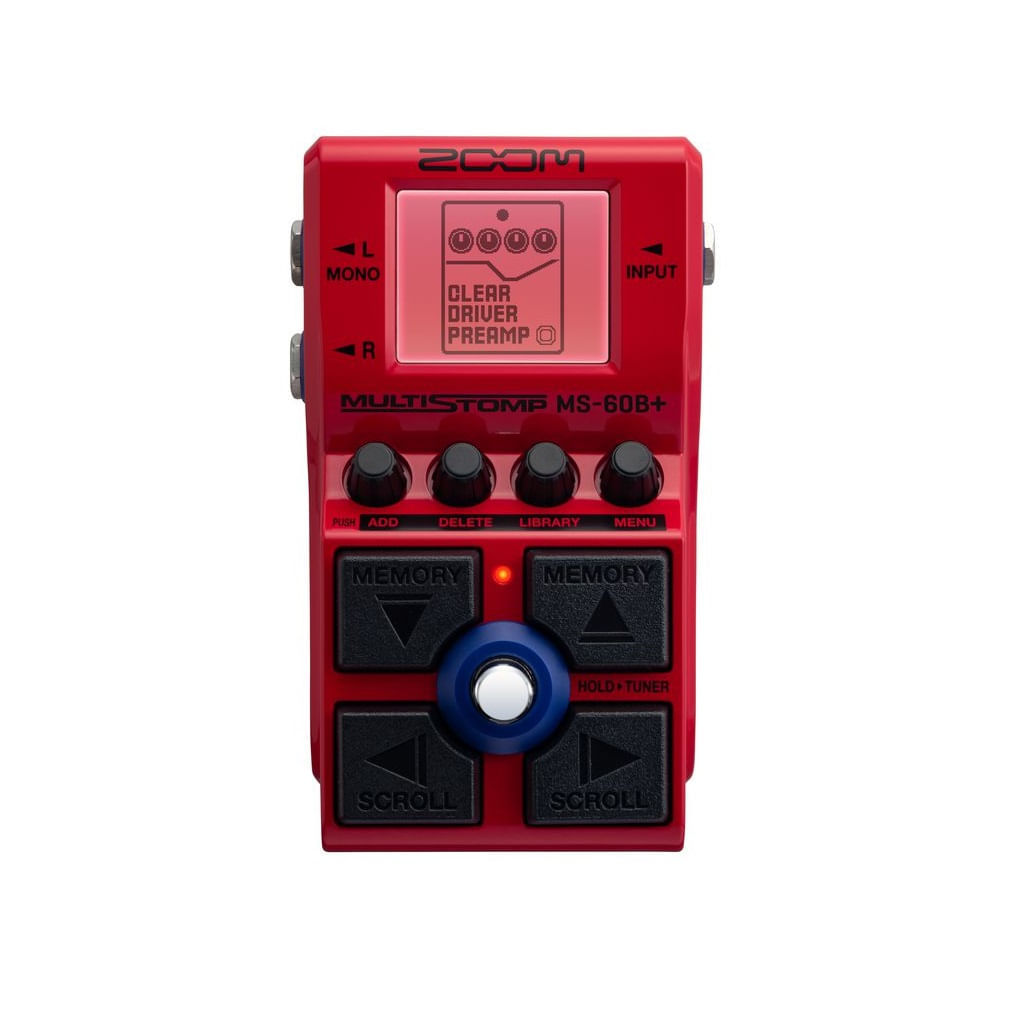 Pedal multiefecto Zoom para bajo Multistomp MS-60B+