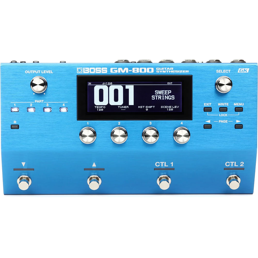 Pedal Sintetizador De Guitarra Boss GM-800