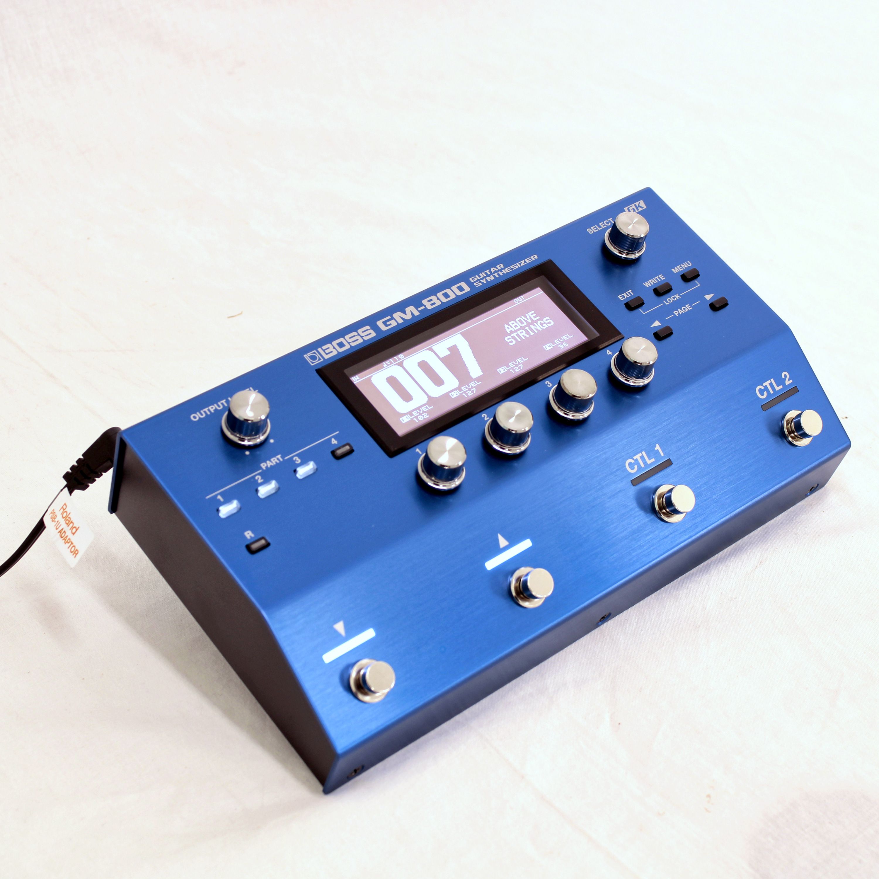 Pedal Sintetizador De Guitarra Boss GM-800 OPENBOX foto 2