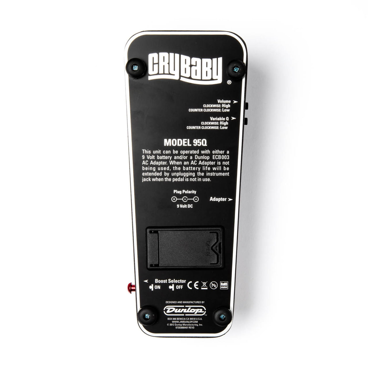 Pedal Wah Dunlop 95Q Cry Baby foto 3