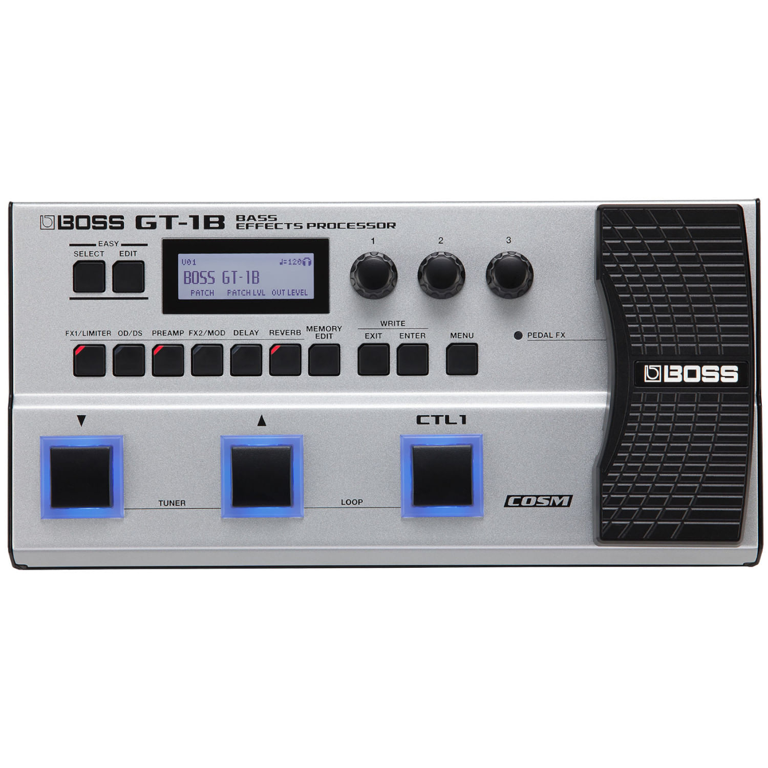 Pedalera multiefecto para bajo Boss GT-1B foto 2
