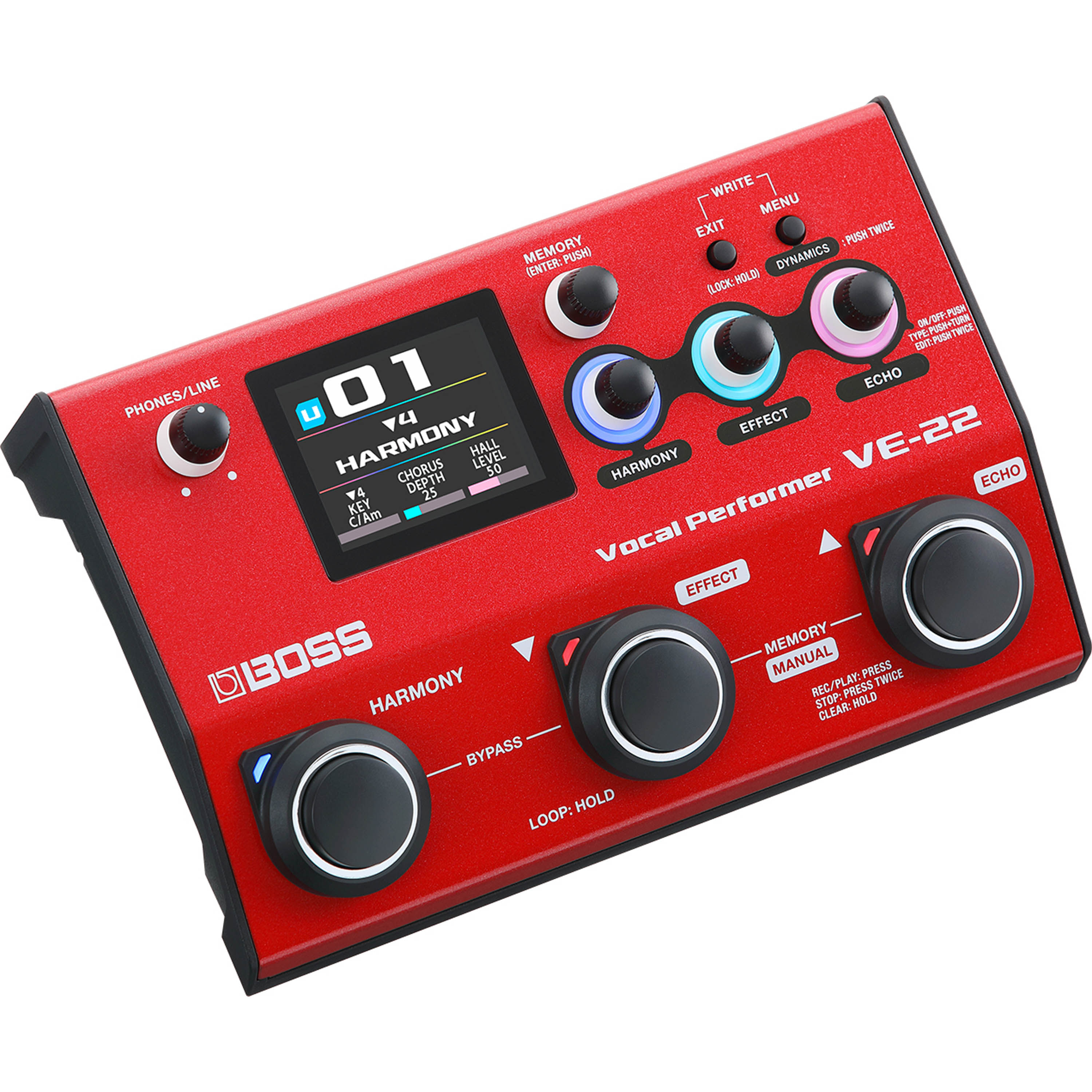Pedalera multiefecto de voz BOSS VE-22 foto 2