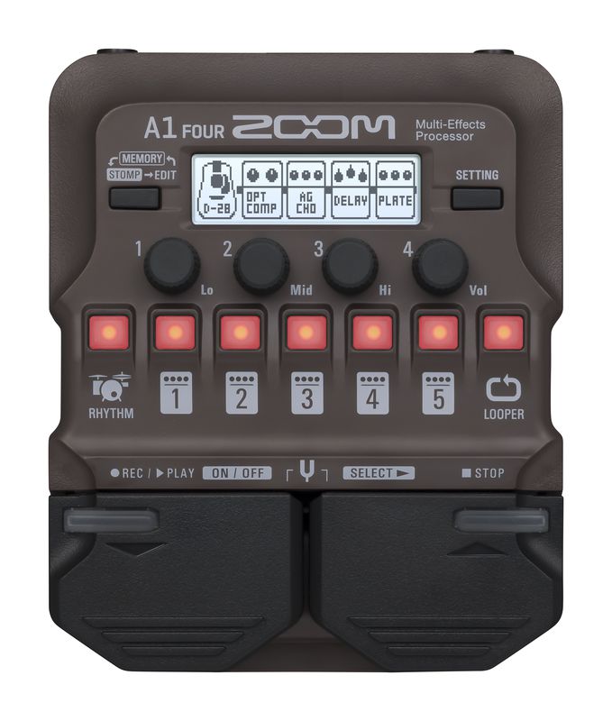 Pedalera multiefecto Zoom A1 Four