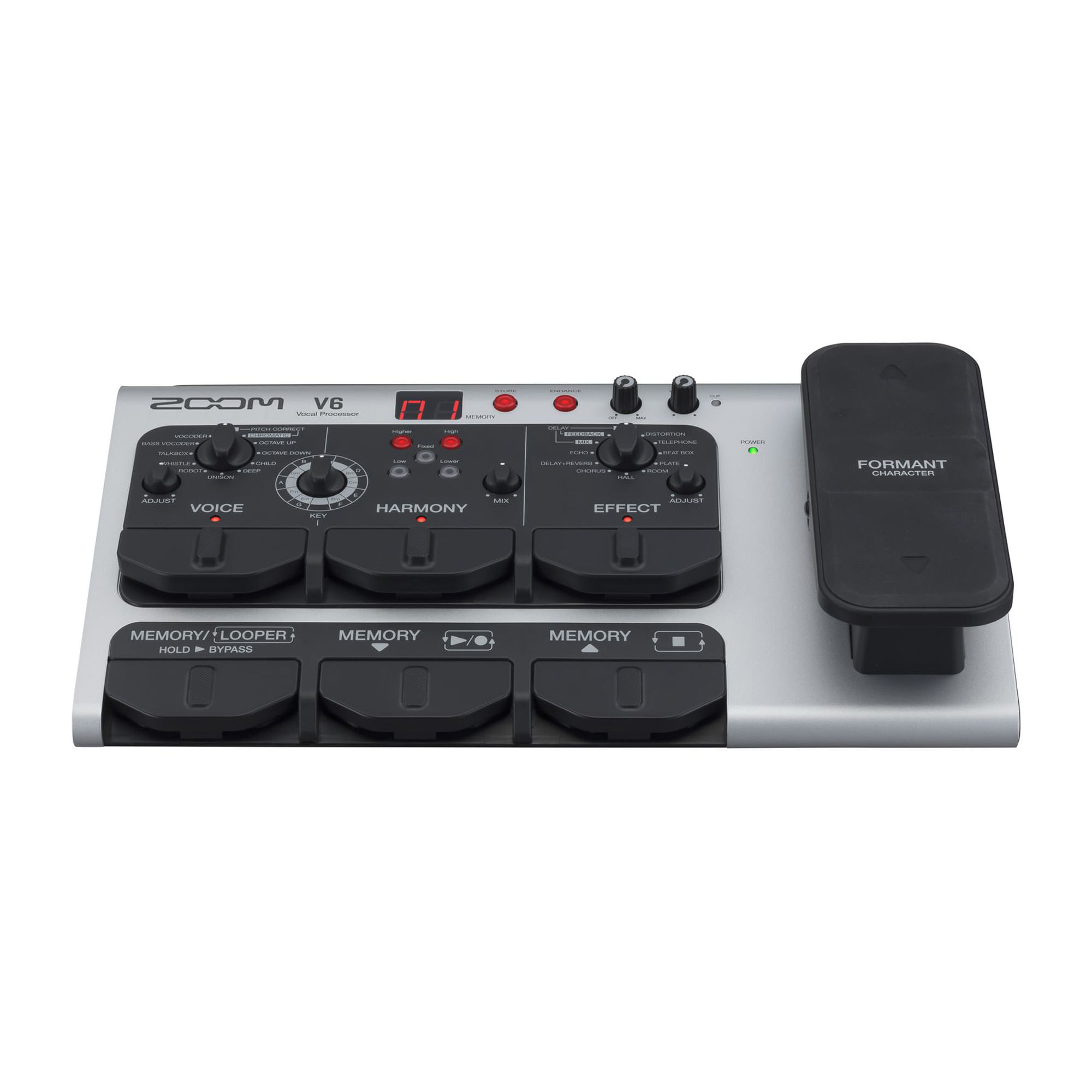 Pedalera multiefecto Zoom V6-SP - Procesador Vocal foto 2