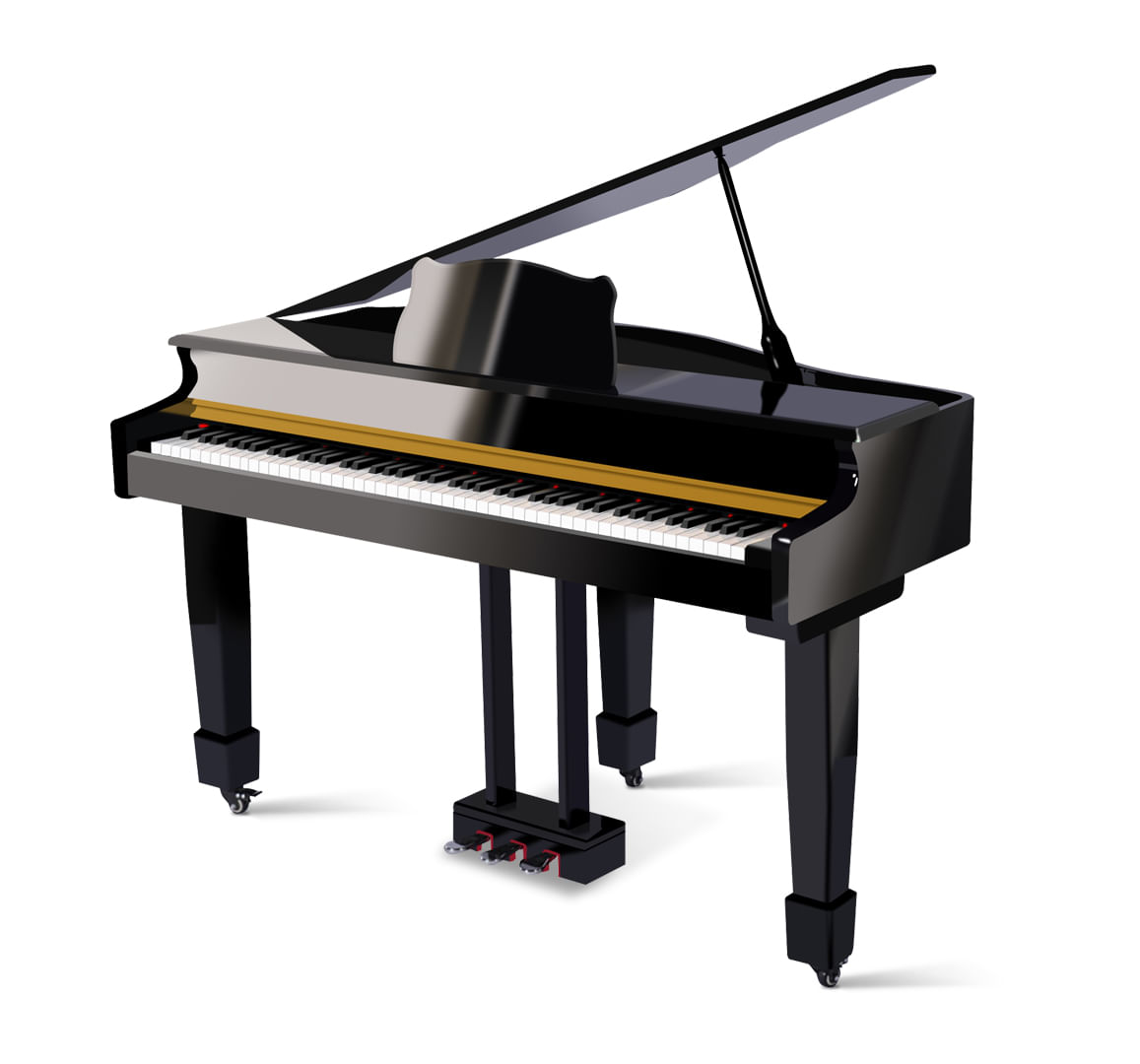 Piano digital de cola Walters YM-A880 GBK Gloss Black