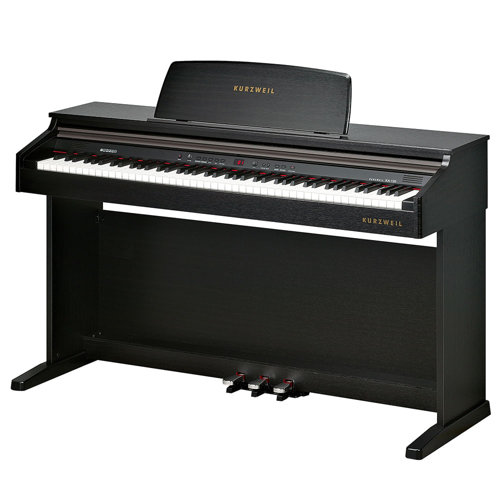 Piano Digital Con Acción De Martillo Kurzweil KA130 - Simulated Rosewood