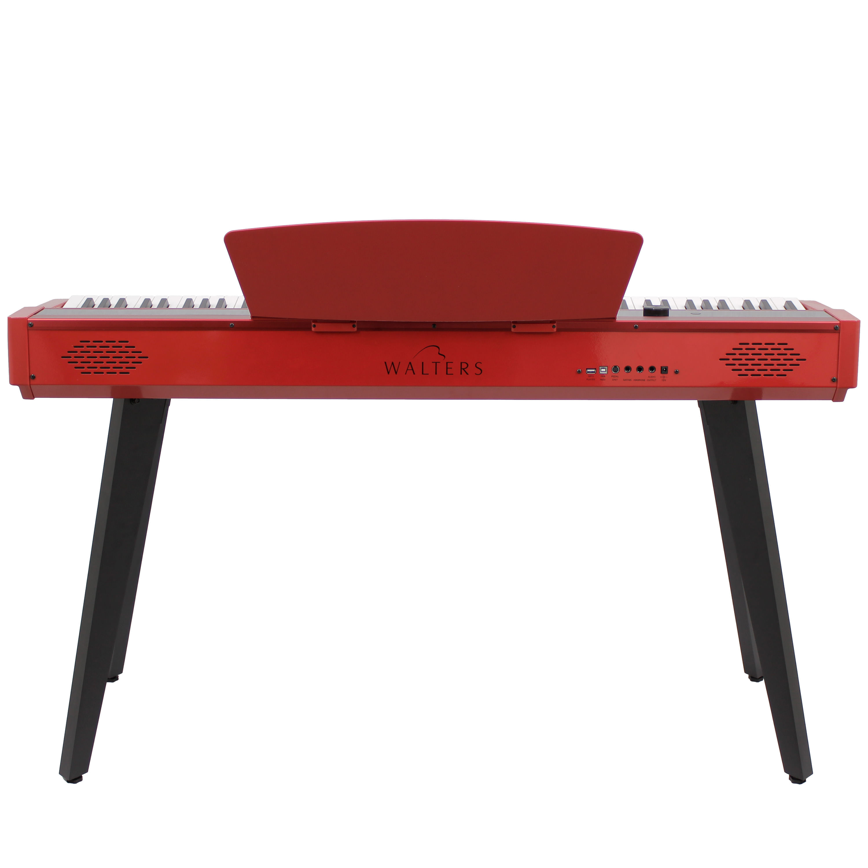 Piano digital P-20 Walters rojo con stand foto 2