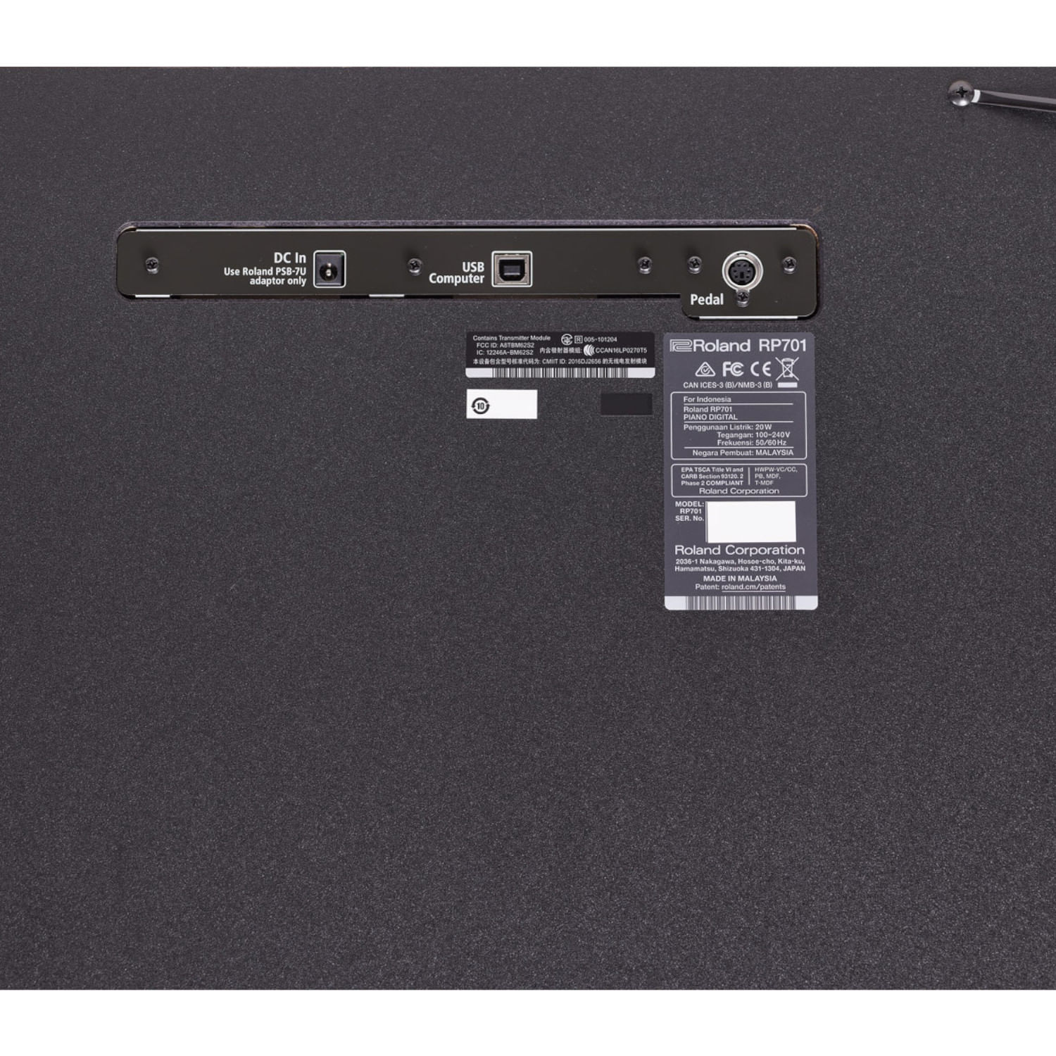 Piano Digital Roland RP701, Dark Rosewood foto 5