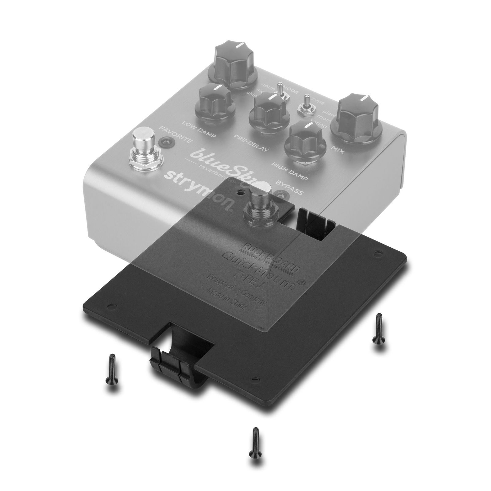 Placa de montaje Rockboard J para pedales Strymon Med