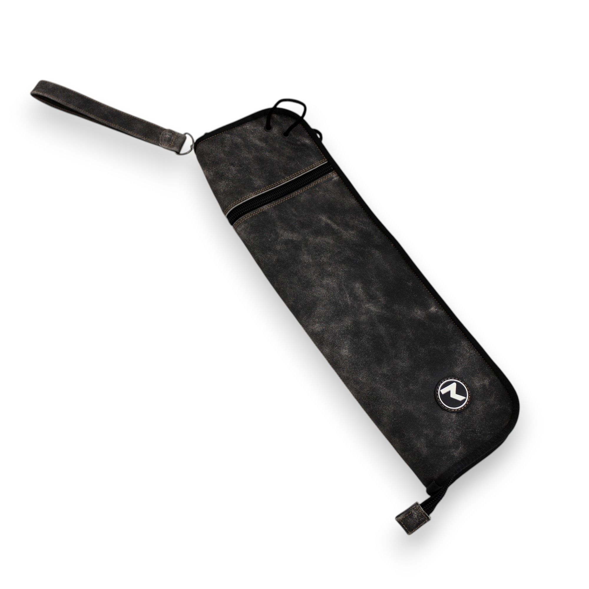 Porta baquetas de cuero Raven Straps gris foto 3
